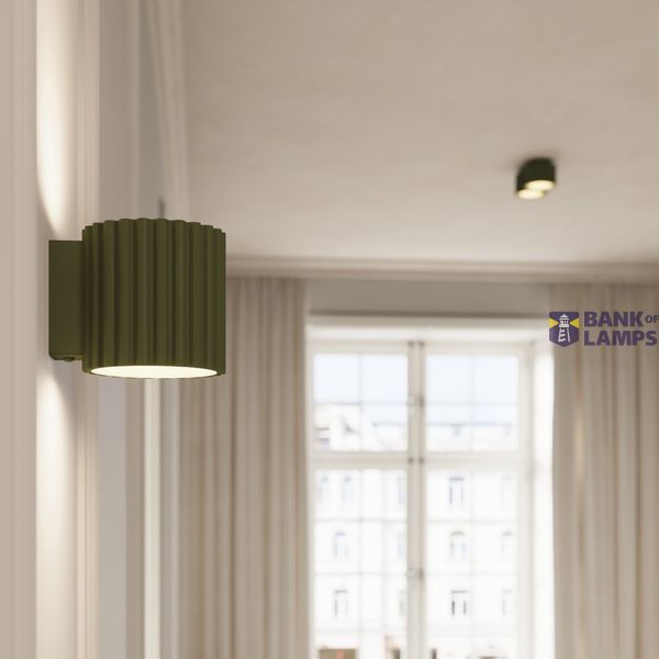 Ceiling lamp AURA 2 olive green Gx53 image 5