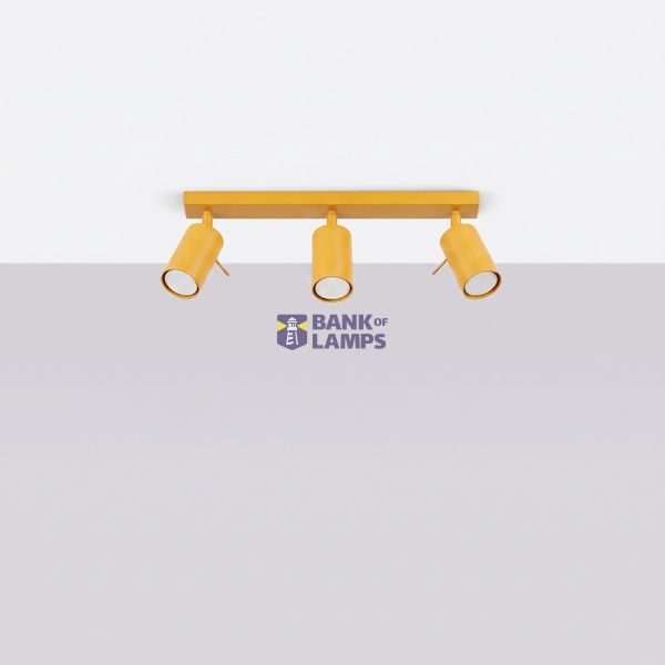 Ceiling lamp RING 3L yellow image 6