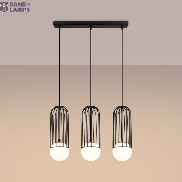 Pendant lamp BRINA 3L black image 14