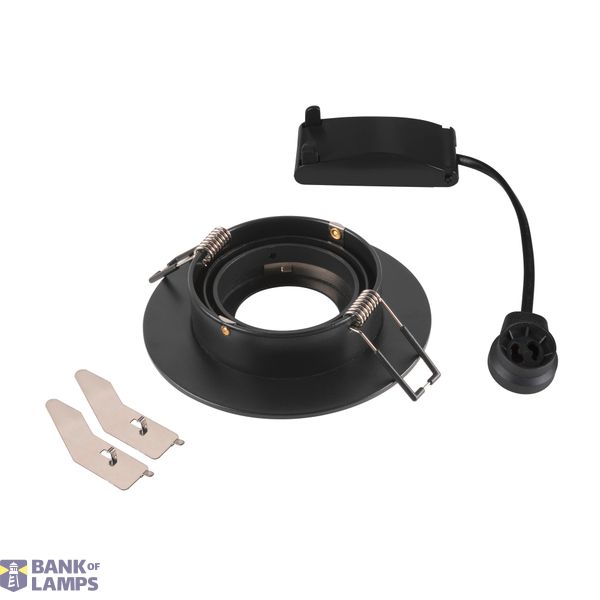 NEW TRIA® 75 XL, recessed ceiling light, round, max. 10W , GU10, black image 2