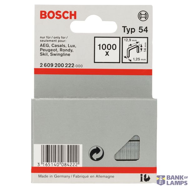 Fine wire staple, type 54 12.9 x 1.25 x 14 mm image 2