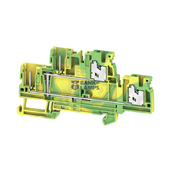 Pluggable terminal, SNAP IN, Green/yellow, 2.5 mm², Number of connecti image 1
