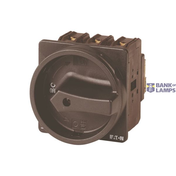P3 Main switch, 80 A,Flush mounting, 3 pole, Form EA/SVB, Black, Door  image 5