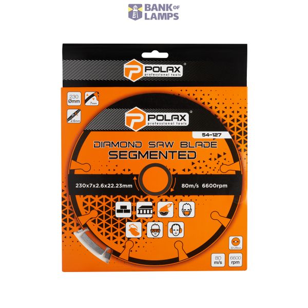 Diamond Segmented Saw Blade  230x7x2.6x22.23 image 3