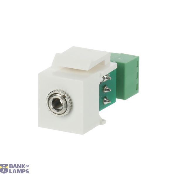 0229/42-500 Keystone module with 3.5mm Mini-Audio white image 3