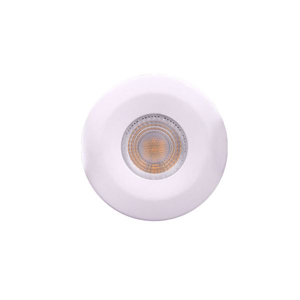 PANLUX Luminaire LED PP COB 8W 760lm 3000K fixed LED ceiling/spot 40° IP65 white image 1