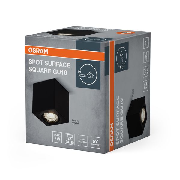 SPOT SURFACE SQUARE BK GU10 OSRAM image 2