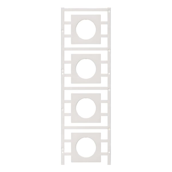 SwitchMark, Device markers, 46 x 46 mm, for cam switches, Type S0, Kraus & Naimer, white image 1