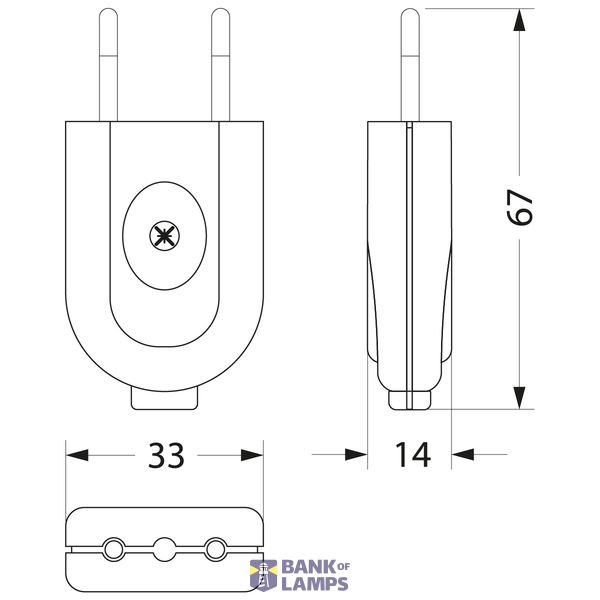 FWB Flat white plug image 2