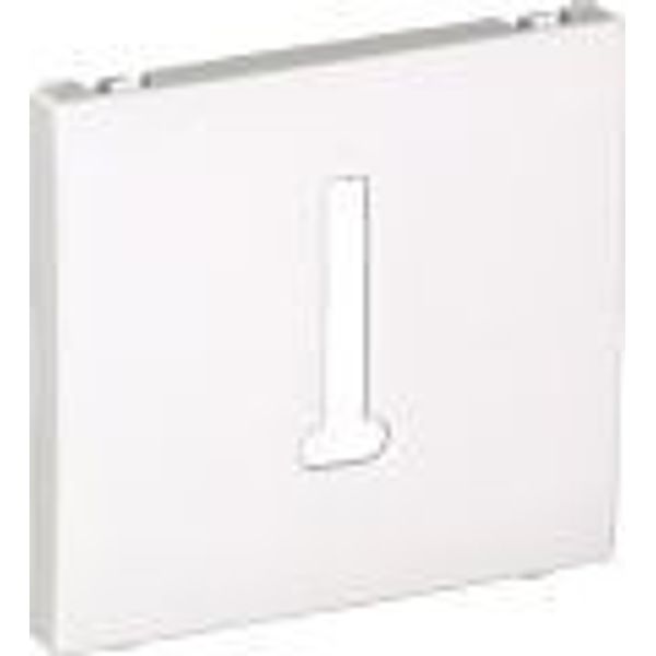 COV PLAT F/T8 FRENCH TELEP SOCKET IVORY image 1