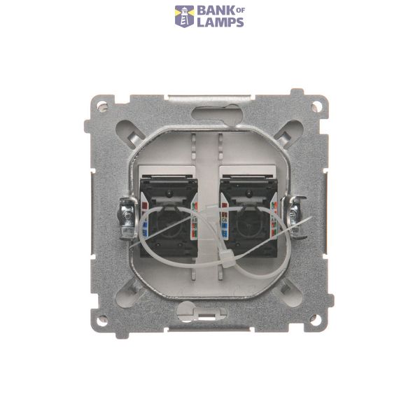 Touch panel 3 modules, Modul 1: 2 vertical touch fields, Module 2: 4 touch fields, Module 3: 2 vertical touch fields, Fixing: horizontal, White pearl image 1