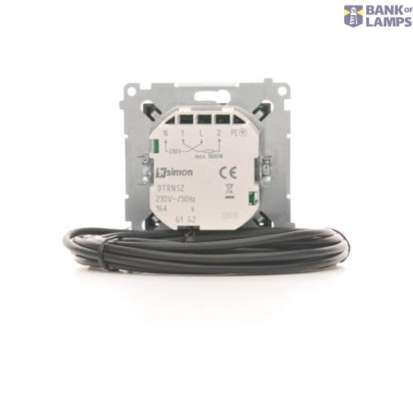 Smartphone-controlled dimmer for LED bulbs [Wi-Fi] - DIMMER, 2-200 W, 230V, (module), light gray matt, With two-way switch: Yes image 1