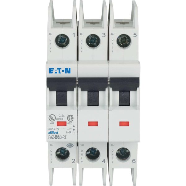Miniature circuit breaker (MCB), 6 A, 3p, characteristic: B image 8