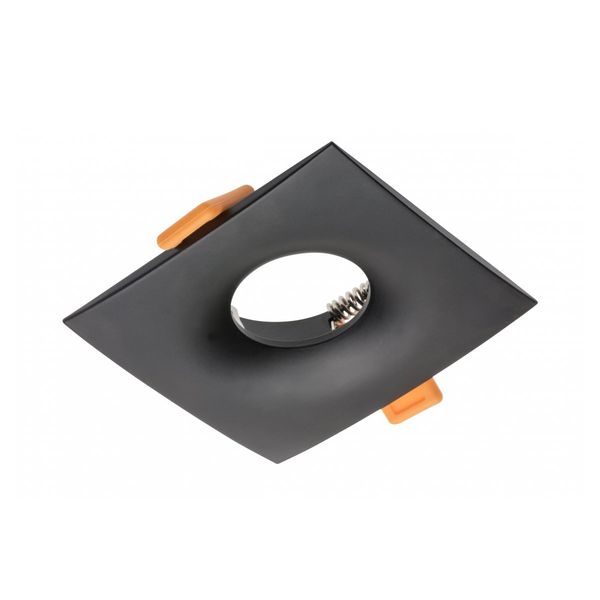 Spot luminaire housing AURORA, IP20, square, black image 1