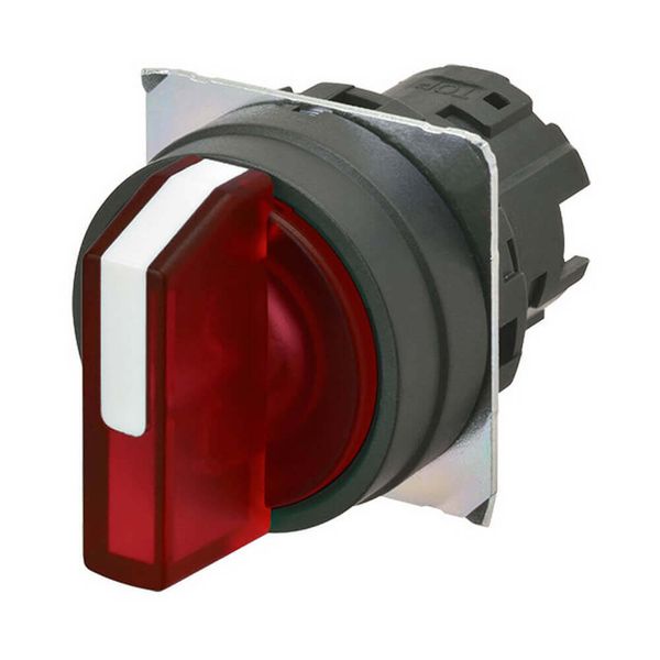 Selector A22NZ 22 dia., 3 position, Lighted, bezel plastic, auto reset A2270487D image 4