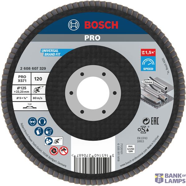 Flap disc X571, Best for Metal image 1