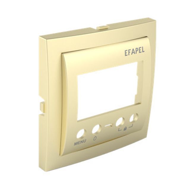 COVER PLATE F/MULTIF CHRONOTHERMOSTAT GOLDEN image 1