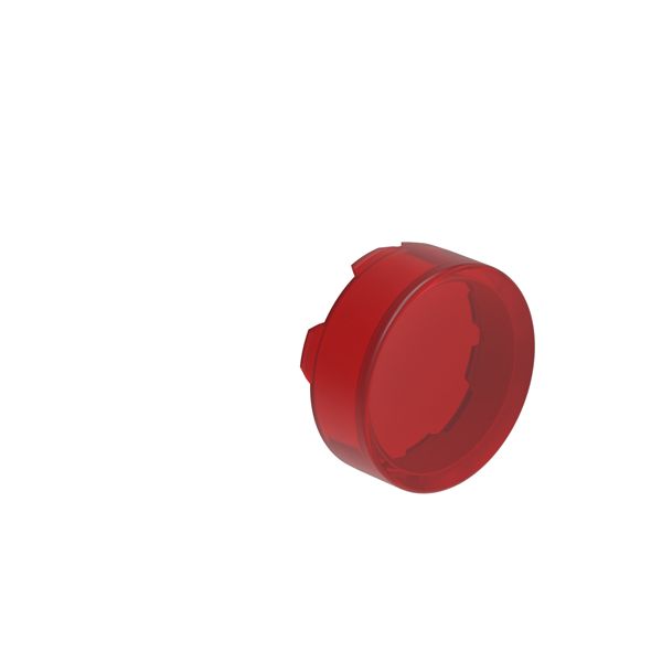 Extended lens for illuminated spring-return actuators, red image 1