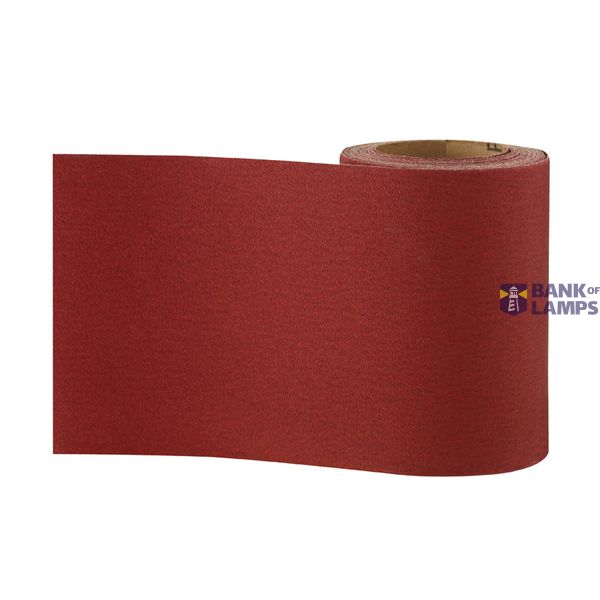 Sanding roll for wood and paint, 115 mm x 5 m, P180 G= 180 image 1