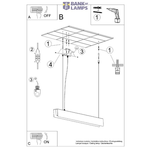 Pendant lamp SPARK black image 10
