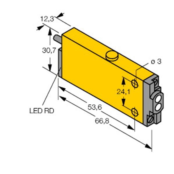 Photoelectric Sensor Diffuse Mode Sensor   SMU315D image 1