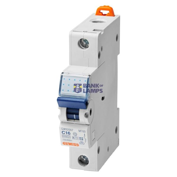 MINIATURE CIRCUIT BREAKER - MT45 - MT45 - 1P CHARACTERISTIC B 25A - 1 MODULE image 3