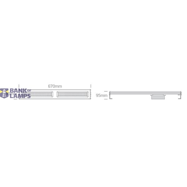 LINEAR HIGH BAY 150W CW IP65 120-240V image 2