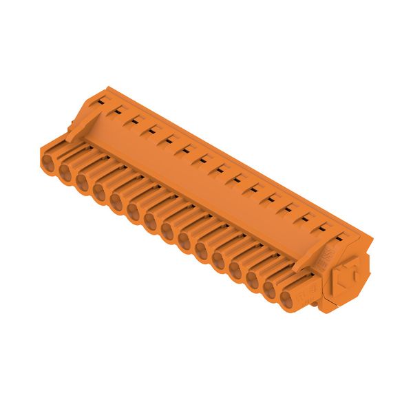 PCB plug-in connector, female plug, 5.08 mm, Number of poles: 15, 225°, Clamping yoke connection, Clamping range, max. : 4 mm², Box image 2