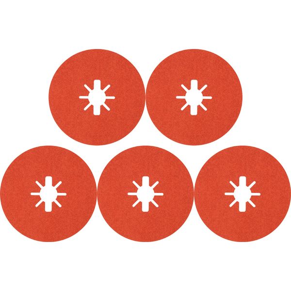 EXPERT R782 Prisma Ceramic X-LOCK Fibre Disc 125 mm, 22.23 mm, G 120, 5-pc image 1