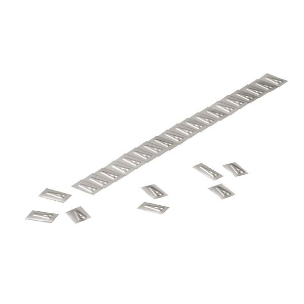 Stainless steel markers, Conductor and cable markers, 5.5 x 9.9 mm, silver image 1