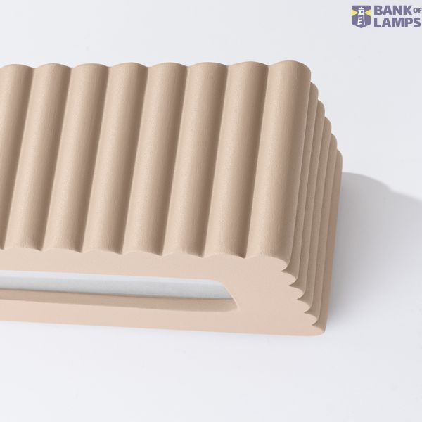 Wall lamp ceramic RIGATA taupe image 6