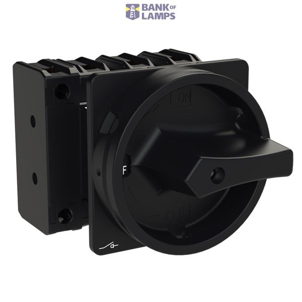 P3 Main switch, 80 A,Flush mounting, 4 pole, Form EA/SVB, Black, Door  image 12