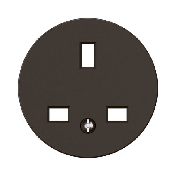 2P+E 13A BS STANDARD SOCKET BLACK image 4