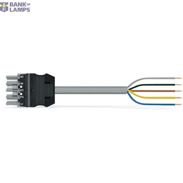 pre-assembled connecting cable Cca Plug/open-ended blue image 1