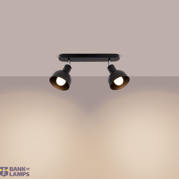 Ceiling lamp ELBA 2 black image 3