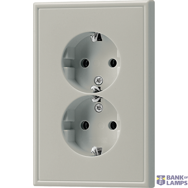 Socket LS-anthracite. 2-vdg.veil.besch.cont. image 1