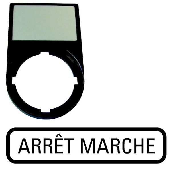 M22S-ST-F10 Carrier, +label, ARRET MARCHE image 2
