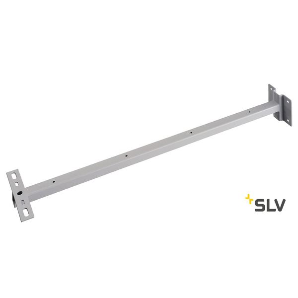 Wall bracket for Outdoor Beam & MILOX floodlight,silver,80cm image 1