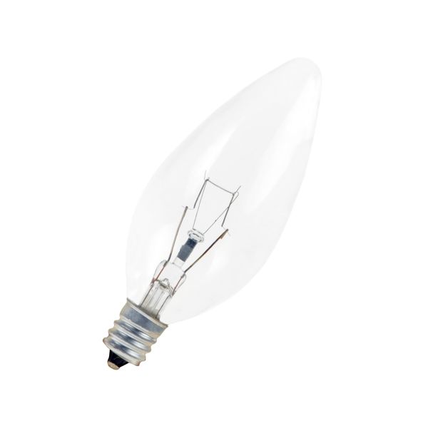E12 C35 240V 25W Clear image 1