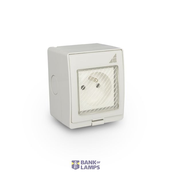 Single surface-mounted socket GPN IP55 "AQUA55" image 1