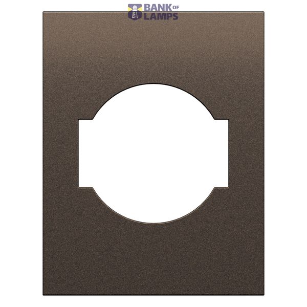 L.NOW - IT/GER SOCKET 10/16A COVER 3M BRONZE image 2