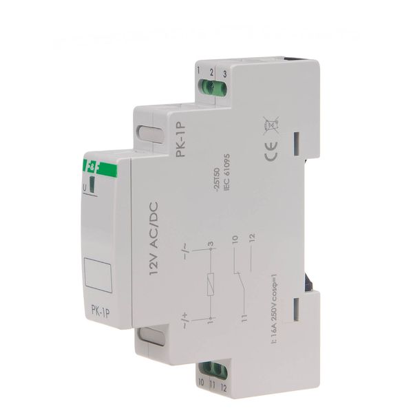 electromagnetic relay PK-1P 12 V image 1