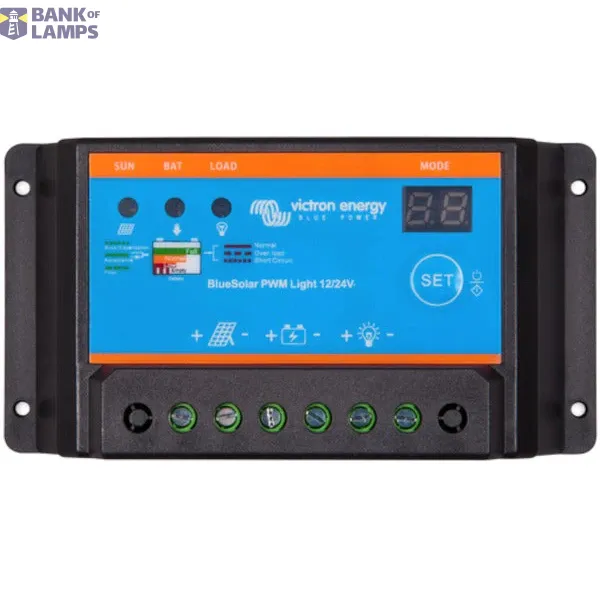 Victron Energy Solar charge control devices BlueSolar PWM-Light Charge Controller 12/24V-30A image 1