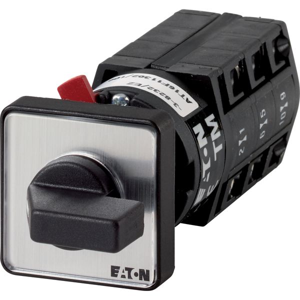 TM-3-8228/EZ Reversing switches, TM, 10 A, centre mounting, 3 contact unit(s), Contacts: 5, 30 °, momentary, With 0 (Off) position, 1>0 image 4