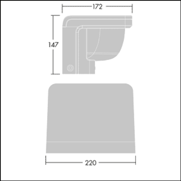RAA L 1L50-830 LV HFX 6K MWA ANT - LED wall grazer image 3