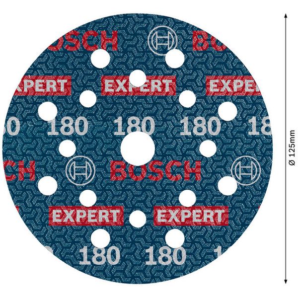 Sanding foil Expert O780,125mm,180,50, single labelled image 3