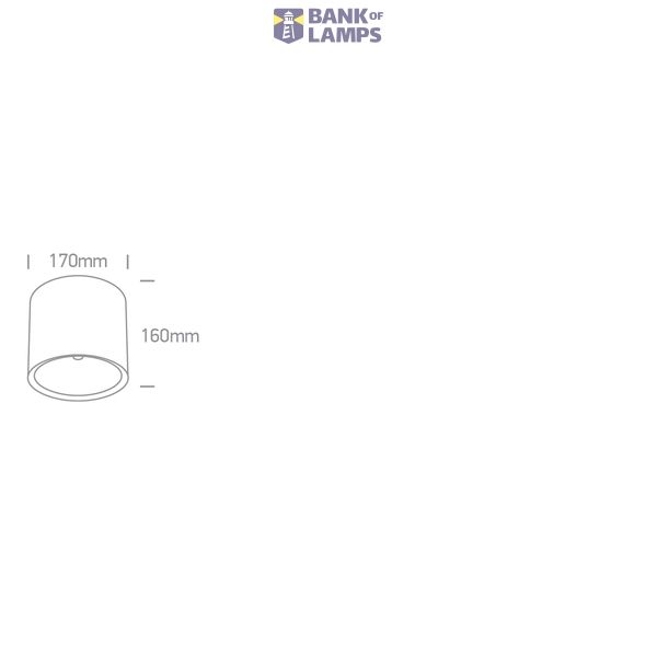 BLACK 40W CCTV IP65 230V DARK LIGHT image 2