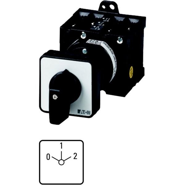 T3-3-8451/Z Changeoverswitches, T3, 32 A, rear mounting, 3 contact unit(s), Contacts: 6, 60 °, maintained, With 0 (Off) position, 0-1-2, Design number 8451 image 6
