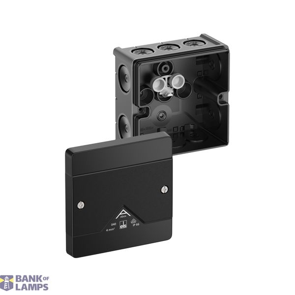Junction box, Type of protection IP66, max. 4², Impact strength IK07, Protection class II, Ui 1000V AC, Ui 1000V DC, DLG, VDE, Halogen free image 1