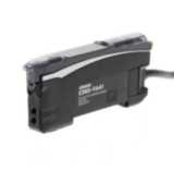 Fiber amplifier, infrared LED, twin digital display, smart tuning, NPN E3NX7039E image 1